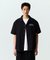 Jamie West JWGC Lettering Open Collar Set-up Shirts - Black