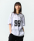 Jamie West No.99 Vneck Mesh Camo T-Shirts - White
