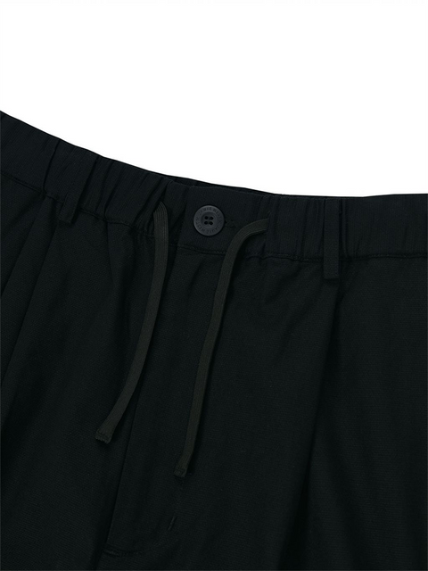 Jamie West Onetuck Wide Set-up Shorts - Black