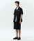 Jamie West Onetuck Wide Set-up Shorts - Black