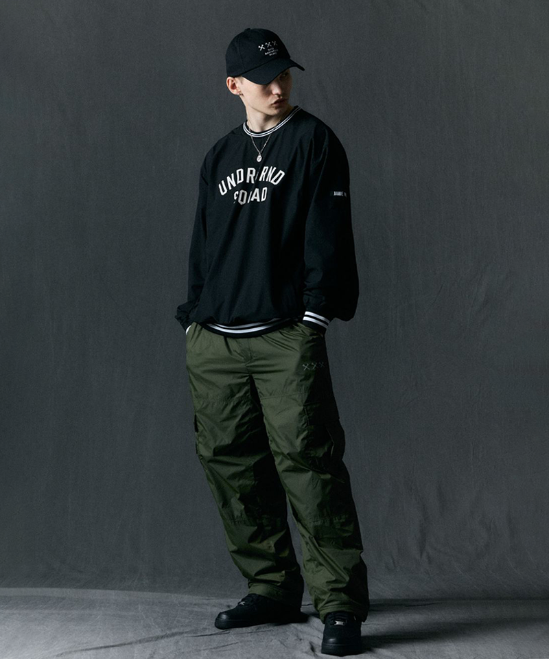 Jamie West US Roundneck Woven Pullover - Black