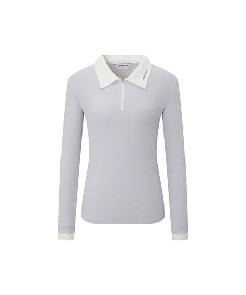 Monday Flow Slim Layer Carat Top - Light Gray