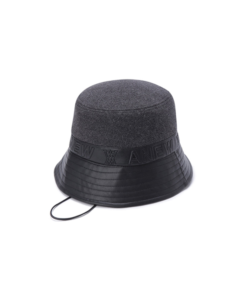 ANEW Golf: Mixed Wool Bucket Hat - Black