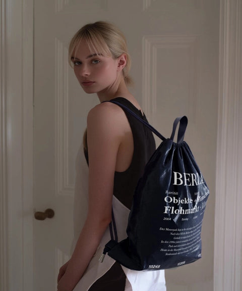 Flohmarkt Gym Sack (INDIGO BLUE)