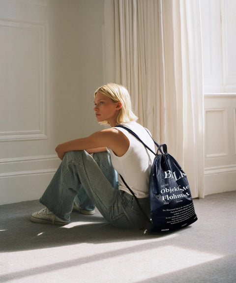 Flohmarkt Gym Sack (INDIGO BLUE)