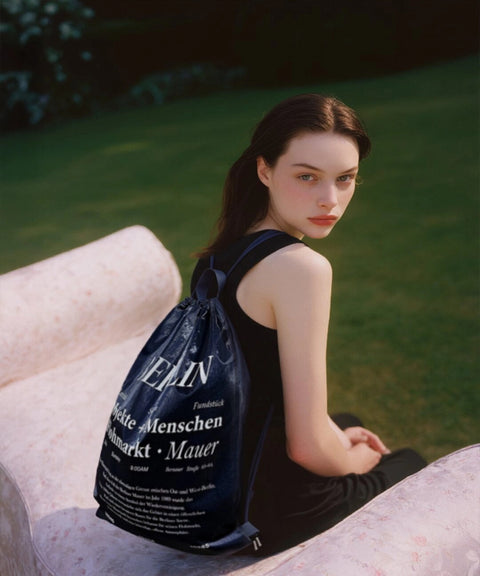 Flohmarkt Gym Sack (INDIGO BLUE)