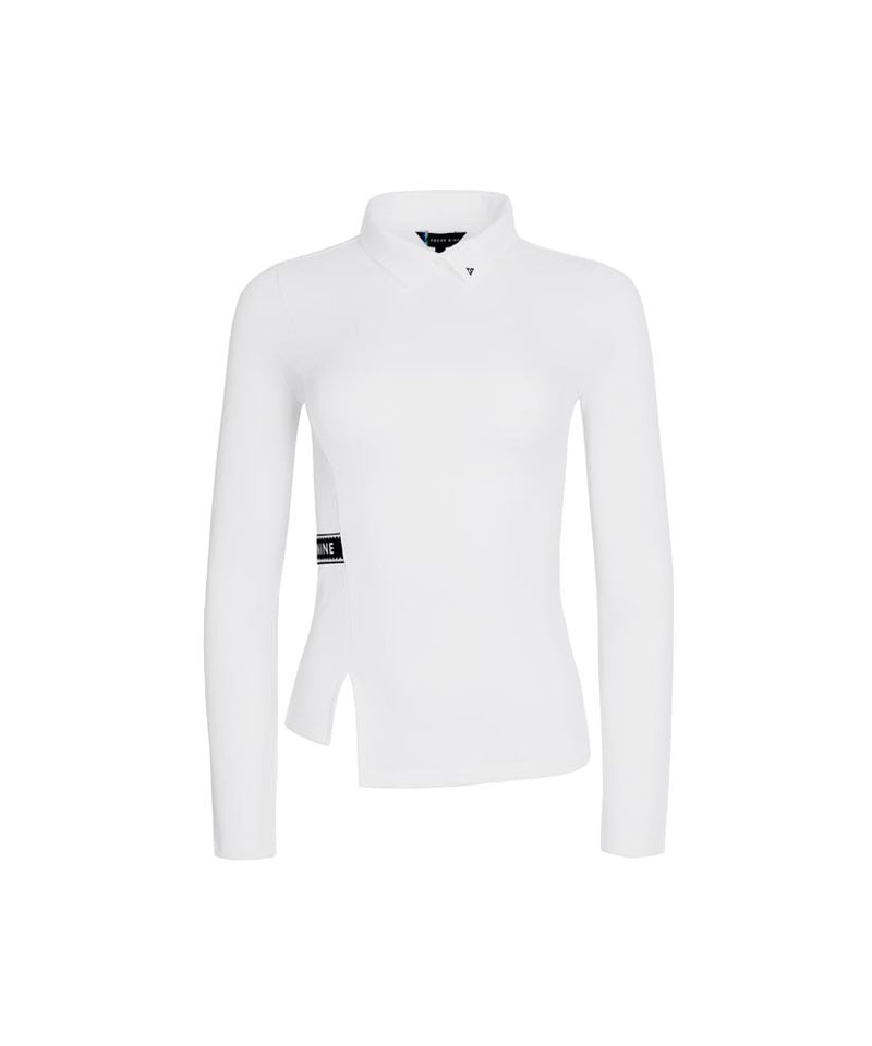 CREVE NINE: Ribbed Uncut T-shirt - White