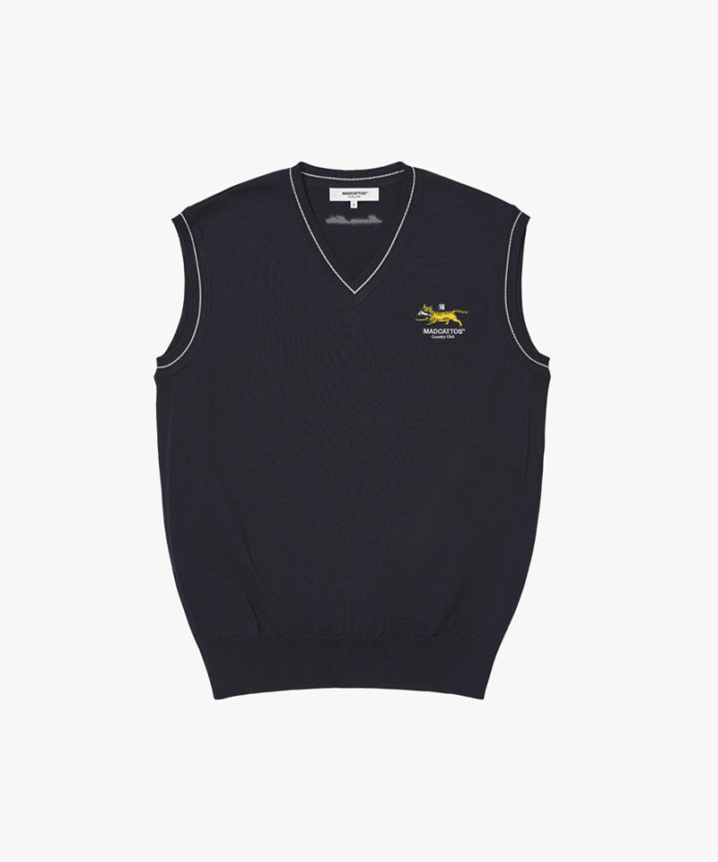 MCC V-Neck Sweater Vest -  Dark Navy