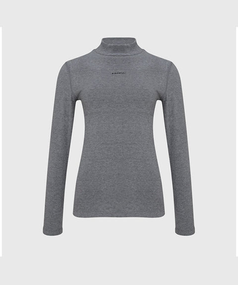 KANDINI Warm High-neck T-Shirt - Gray