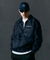 Jamie West Collar Point Work Jumper - Navy