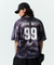 Jamie West No.99 Vneck Mesh Camo T-Shirts - Black