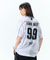 Jamie West No.99 Vneck Mesh Camo T-Shirts - White