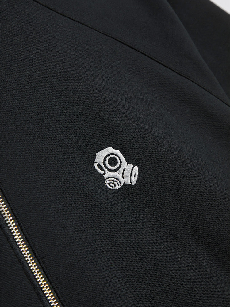 Jamie West Reversible Highneck Souvenir Jacket - Black