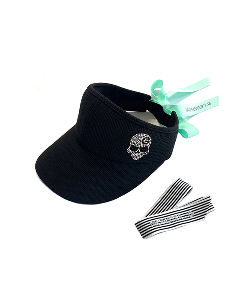 Monster G 25 Crystal Signature Sun Cap - Black