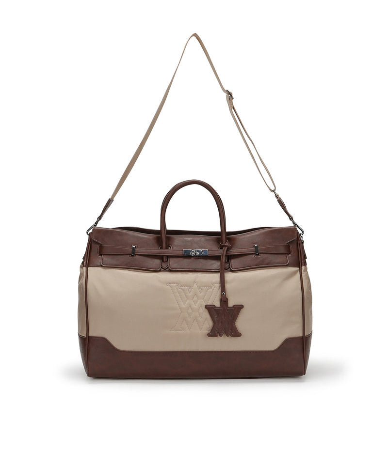 Lock Flap Big Tote Bag - Dark Beige
