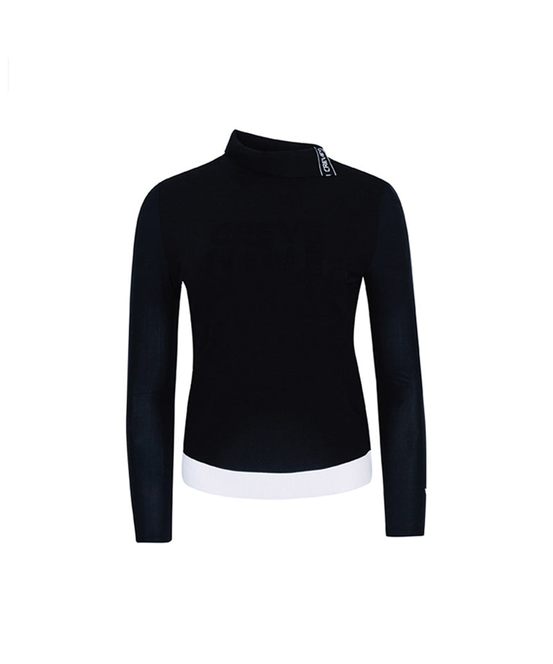 CREVE NINE: Sleeve Cool Jersey Knit - Black