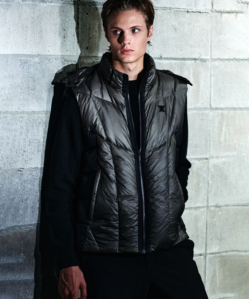 Men's WI Heavy Shadow Swing Down Vest - Charcoal Grey