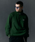 Jamie West Collar Patch Half Zip-up Sweatshirts - Green