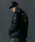 Jamie West Lettering Quilted Detachable Jumper - Black