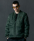 Jamie West Lettering Quilted Detachable Jumper - Green