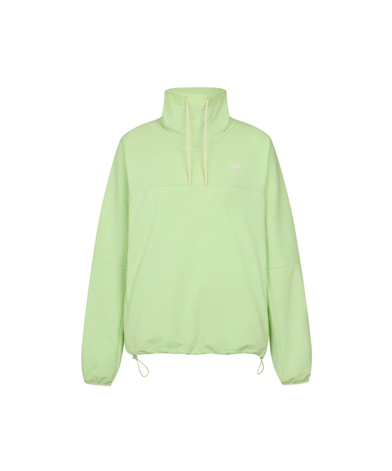 Monday Flow Soft Jersey Pullover Top - Lime