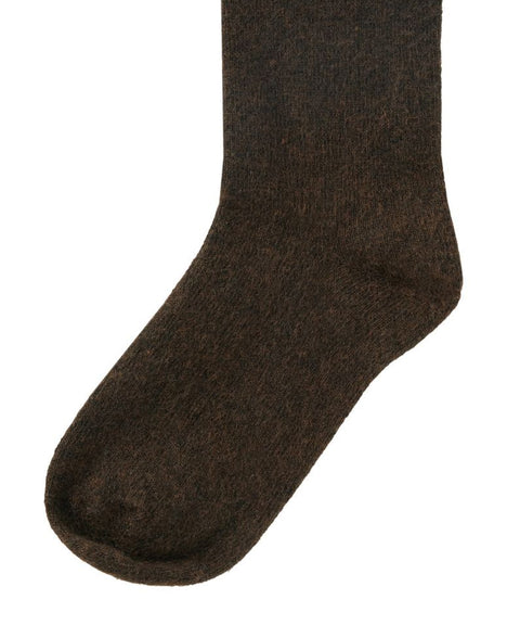 POSHERD Cashmere Knit Socks - Brown