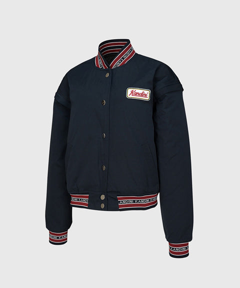 KANDINI Detachable Padded Jumper - Navy