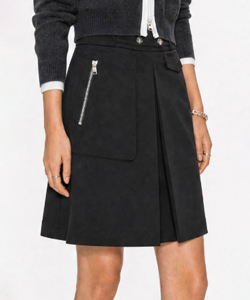 Monday Flow New Hailey Midi Skirt - Black