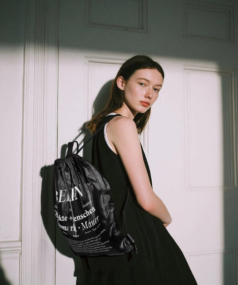 Flohmarkt Gym Sack (BLACK)