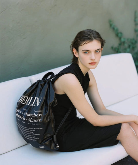 Flohmarkt Gym Sack (BLACK)