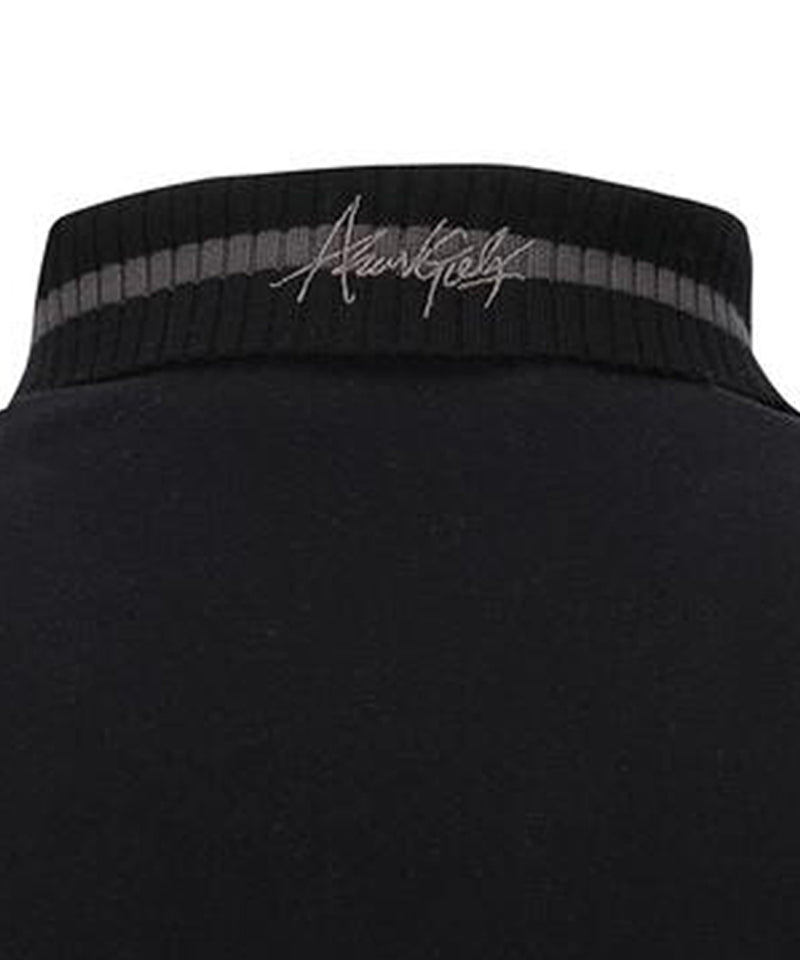 ANEW Golf Women's Knit Collar Long T-Shirt - Black