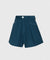 KANDINI A-line Corduroy Short Pants - Blue