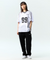 Jamie West No.99 Vneck Mesh Camo T-Shirts - White