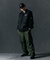 Jamie West Lettering Quilted Detachable Jumper - Black