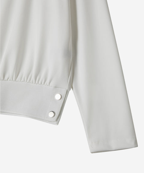 OBER Golf Functional Stretch Half-Neck Top - White
