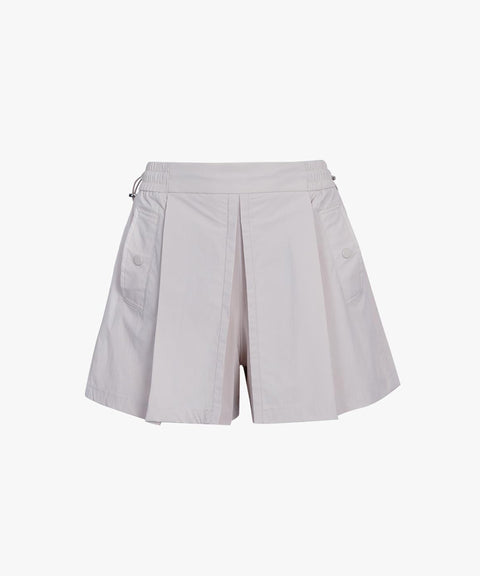 CREVE NINE: Pocket Point Banding Skirt - Cream