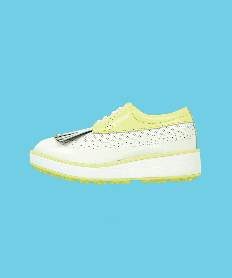 Black Label Natural Leather 2WAY Leather Sole High-Up Balance Golf Shoes - 3 Colors