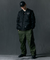 Jamie West Lettering Quilted Detachable Jumper - Black