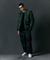 Jamie West Lettering Quilted Detachable Jumper - Green