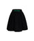 CREVE NINE: Woven Balloon Skirt - Black
