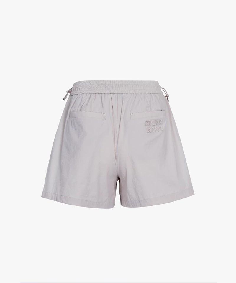 CREVE NINE: Pocket Point Banding Skirt - Cream