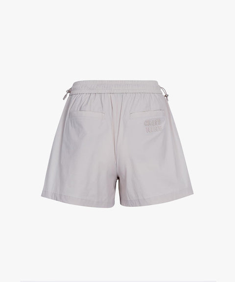 CREVE NINE: Pocket Point Banding Skirt - Cream