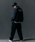 Jamie West Collar Point Work Jumper - Navy