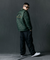 Jamie West Lettering Quilted Detachable Jumper - Green