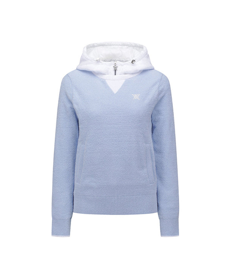 ANEW Golf: Women Hoodie Sweater - Light Blue