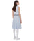 AVEN Classic Knit Flare Dress - Sky Blue