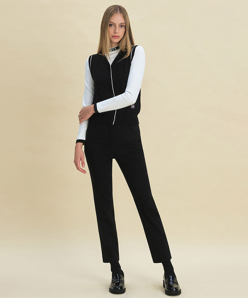 [Warehouse Sale] FORDI Fleece Straight Long Pants version 2 - Black