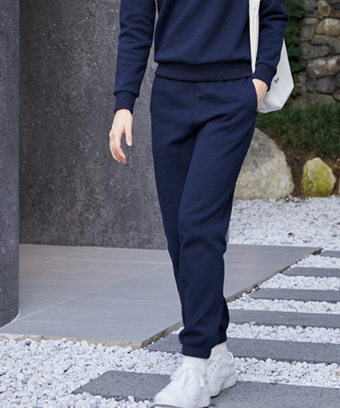 AVEN Basic Line Jogger Pants - Navy