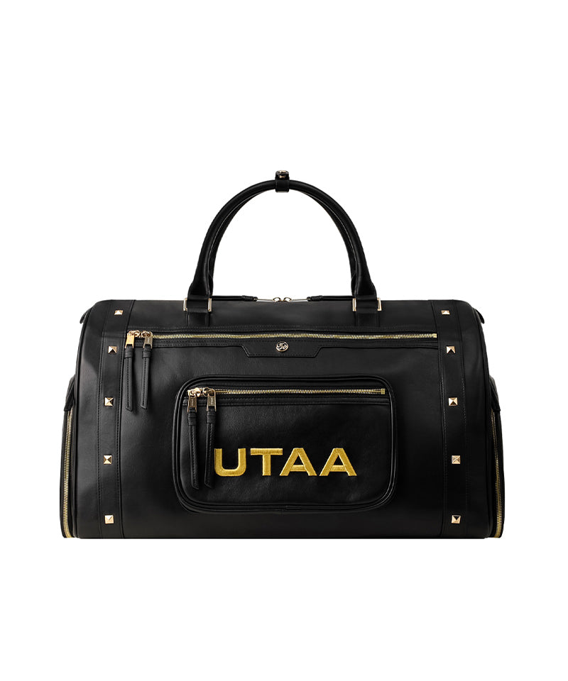 UTAA Golden Stud Flash Boston Bag - Black
