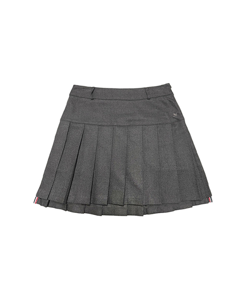 BENECIA 12  Classic Skirt With Quilting - Gray